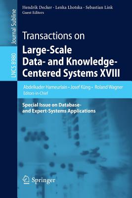 Transactions on Large-scale Data- and Knowledge-centered Systems: Special Issue on Database- and Expert-systems Applications