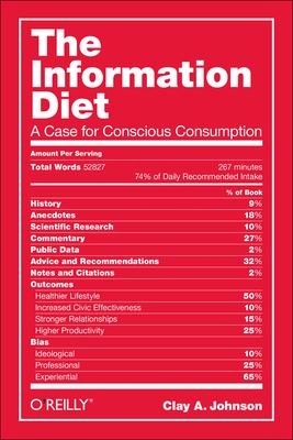 The Information Diet: A Case for Conscious Comsumption