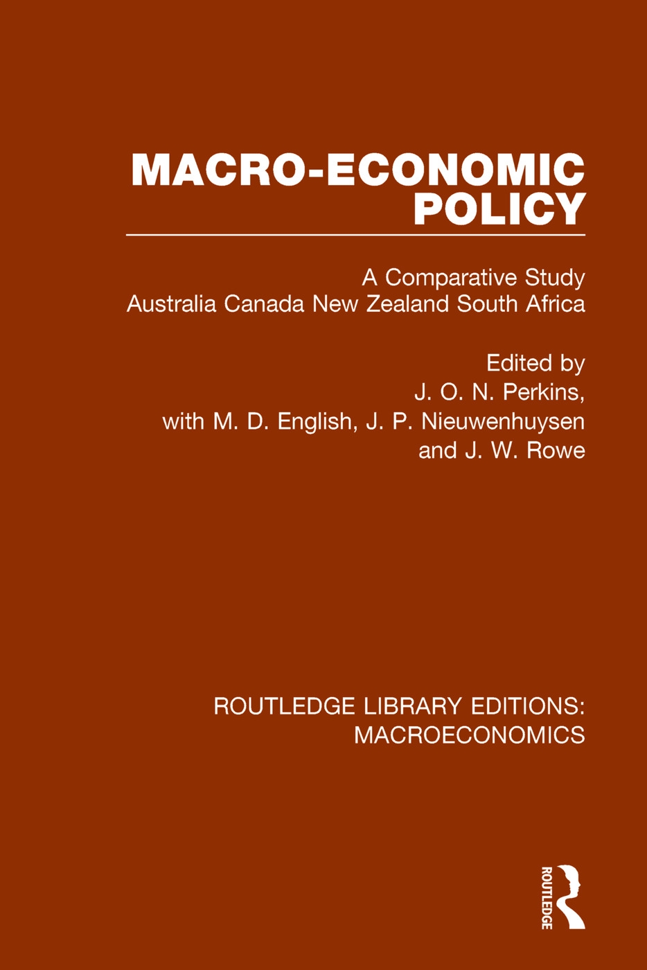 Macro-Economic Policy: A Comparative Study, Australia, Canada, New Zealand and South Africa