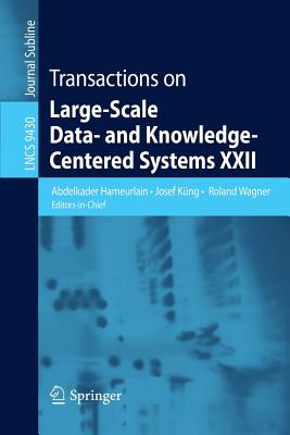 Transactions on Large-scale Data- and Knowledge-centered Systems