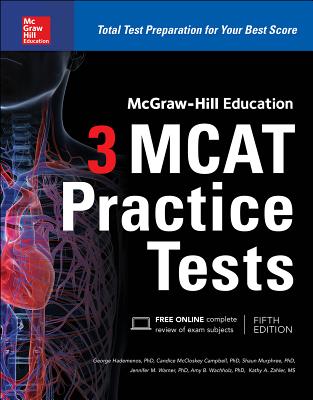 McGraw-Hill Education 3 MCAT Practice Tests