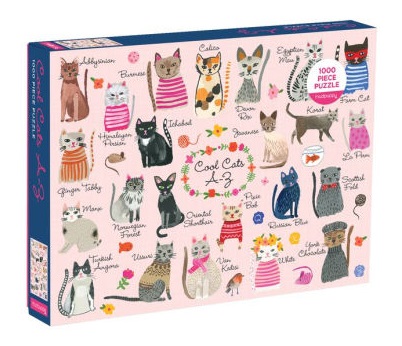 Cool Cats A-Z Puzzle: 1000 Pieces