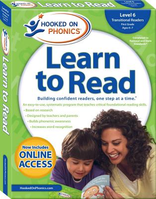 Hooked on Phonics Learn to Read Level 6, First Grade Ages 6-7: Transitional Readers