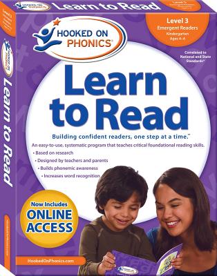 Hooked on Phonics Learn to Read Level 3 Kindergarten, Ages 4-6: Emergent Readers