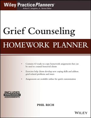 Grief Counseling Homework Planner: Includes Downloadable Assignments