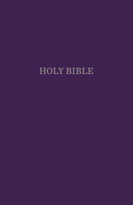 KJV, Gift and Award Bible, Imitation Leather, Purple, Red Letter Edition