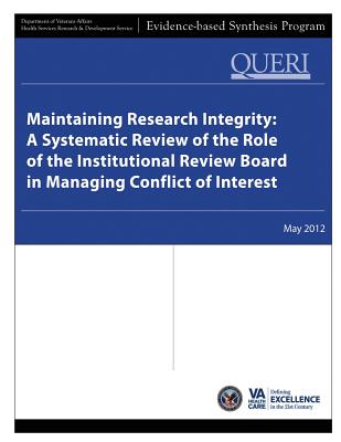 Maintaining Research Integrity: A Systematic Review of the Role of the Institutional Review Board in Managing Conflict of Intere