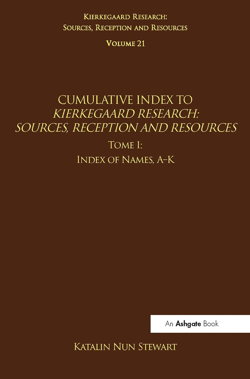 Volume 21, Tome I: Cumulative Index: Index of Names, A-K