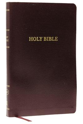 KJV, Thinline Reference Bible, Bonded Leather, Burgundy, Indexed, Red Letter Edition