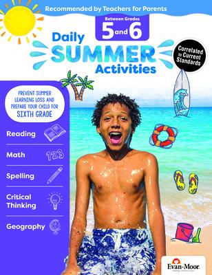 Daily Summer Activities: Moving from 5th Grade to 6th Grade, Grades 5-6