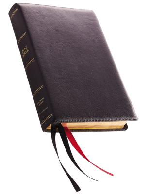 KJV, Reference Bible, Giant Print, Premium Leather, Black, Sterling Edition, Comfort Print