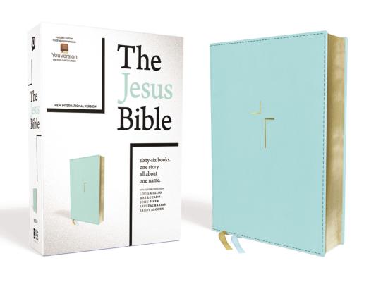 Holy Bible: The Jesus Bible, New International Version, Blue, Leathersoft, Comfort Print