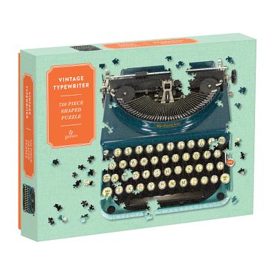 Vintage Typewriter Shaped Puzzle: 750 Piece