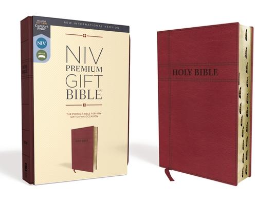 Holy Bible: New International Version, Burgundy, Leathersoft