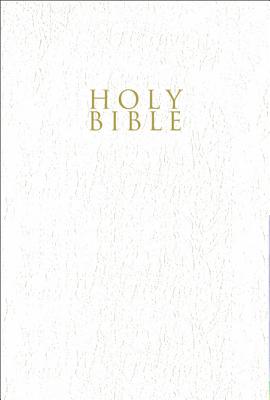 Niv, Gift and Award Bible, Leather-Look, White, Red Letter Edition, Comfort Print