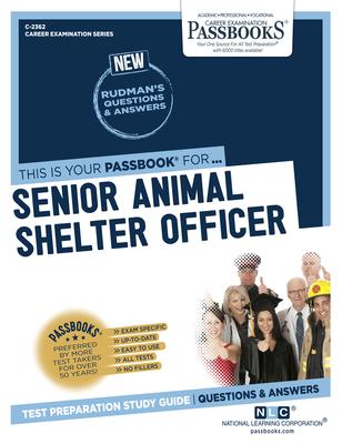 Senior Animal Shelter Officer