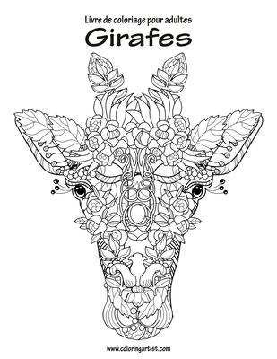 Livre de coloriage pour adultes Girafes 1