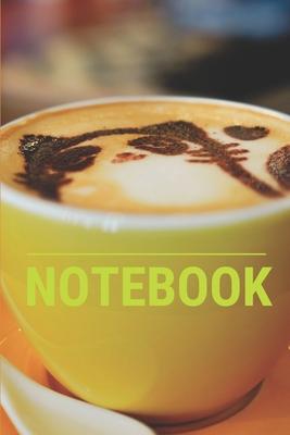 Notebook: Lined Notebook Journal - Coffee And Cat - 120 Pages - (6 x 9 inches)