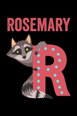 Rosemary: Animals Coloring Book for Kids, Weekly Planner, and Lined Journal Animal Coloring Pages. Personalized Custom Name Init