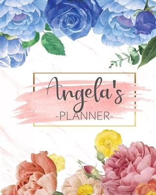 Angela’’s Planner: Monthly Planner 3 Years January - December 2020-2022 - Monthly View - Calendar Views Floral Cover - Sunday start