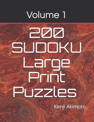 Sudoku Large Print Puzzles Volume 1: Easy Puzzles