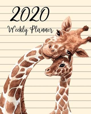 2020 Weekly Planner: One-The-Go Weekly Planning Calendar, Gifts For Giraffe Lovers