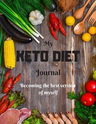 My keto diet journal: Journal/Diary perfect gift for all people looking to lose weight and start a keto diet. - 80 black lined pages - A4 -