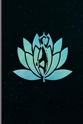 Lotus Flower: Waterlily Blossom Aquatic Plants Yoga Meditation Ruled Lined Notebook - 120 Pages 6x9 Composition