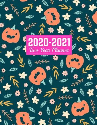 2020-2021 Two Year Planner: Trendy 24-Month Planner & Calendar - Large 8.5 x 11 (Jan 2020 - Dec 2021) Daily Weekly and Monthly Schedule - Art Cove