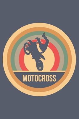 Motocross: Retro Vintage Notebook 6 x 9 (A5) Graph Paper Squared Journal Gift for Motocross Racers And Bikers (108 Pages)