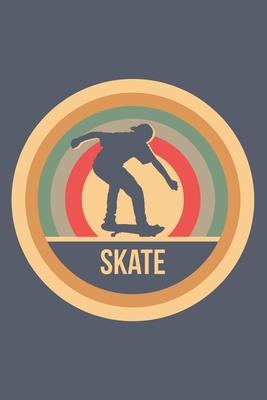 Skate: Retro Vintage Notebook 6 x 9 (A5) Graph Paper Squared Journal Gift for Skaters And Skateboarders (108 Pages)