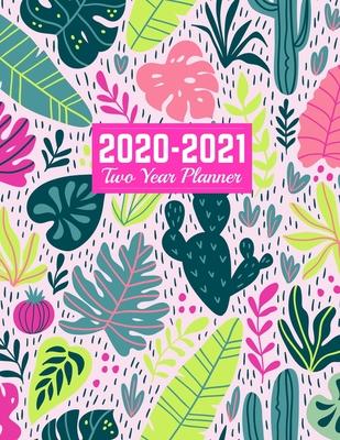 2020-2021 Two Year Planner: Jan 1, 2020 to Dec 31, 2021 - Weekly & Monthly Planner Calendar and Schedule Organizer - Art Cover 00023189