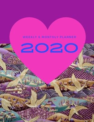 2020 Weekly & Monthly Planner: Beautiful Planner & Journal 2020 / Planner & Calendar / Personal Appointment / Academic Agenda Schedule Organizer / Bu