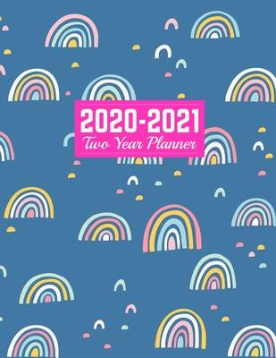 2020-2021 Two Year Planner: Daily Weekly Monthly 2020-2021 Planner Organizer, Agenda, Schedule and To Do List Journal - Art Cover 00023188