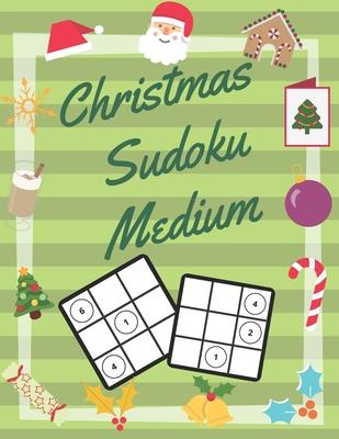 Christmas Sudoku Medium: 100 Pages With Sudokus On Medium Level - Solve And Relax - Large Print, Perfect Gift For Advent Time (125 Pages, 8.5 x