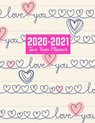 2020-2021 Two Year Planner: Nifty January 1, 2020 to December 31, 2021 - Weekly & Monthly View Planner, Organizer & Diary - Art Cover 00023190