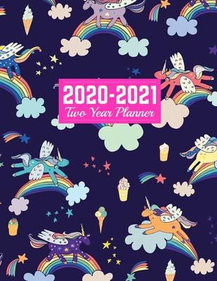 2020-2021 Two Year Planner: Nifty Daily Weekly Monthly 2020-2021 Planner Organizer, Agenda, Schedule and To Do List Journal - Art Cover 00023190