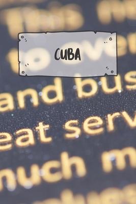 Cuba: Ruled Travel Diary Notebook or Journey Journal - Lined Trip Pocketbook for Men and Women with Lines