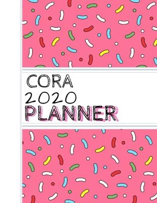 Cora: : 2020 Personalized Planner: One page per week: Pink sprinkle design