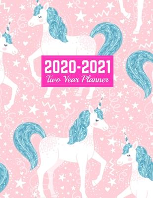2020-2021 Two Year Planner: Neat 24-Month Planner & Calendar - Large 8.5 x 11 (Jan 2020 - Dec 2021) Daily Weekly and Monthly Schedule - Art Cover