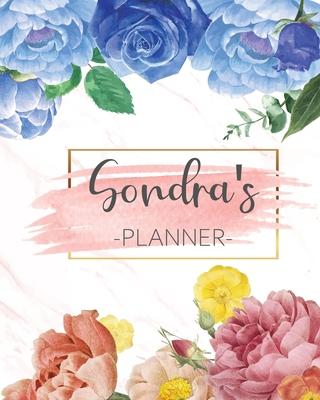 Sondra’’s Planner: Monthly Planner 3 Years January - December 2020-2022 - Monthly View - Calendar Views Floral Cover - Sunday start