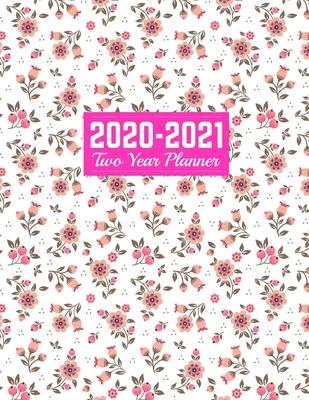 2020-2021 Two Year Planner: Trendy 24-Month Planner & Calendar - Large 8.5 x 11 (Jan 2020 - Dec 2021) Daily Weekly and Monthly Schedule - Art Cove