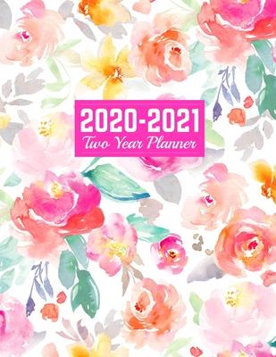 2020-2021 Two Year Planner: 24-Months Calendar, 2-Year Appointment Business Planners, Agenda Schedule Organizer Logbook and Journal - Art Cover 00