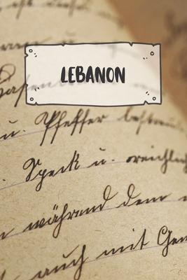 Lebanon: Ruled Travel Diary Notebook or Journey Journal - Lined Trip Pocketbook for Men and Women with Lines