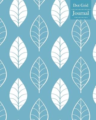 Dot Grid Journal: Notebook Planner with Unique Leaves Themed Cover Design