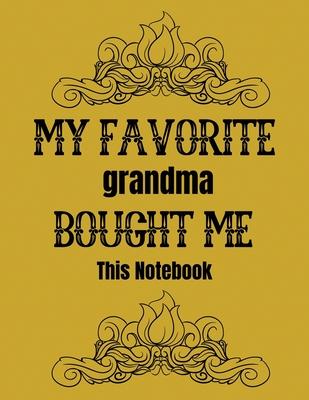 My favorite grandma bought me this notebook: This Gift Journal/Notebook Blank Lined Ruled 8.5x11 inches 110 Pages