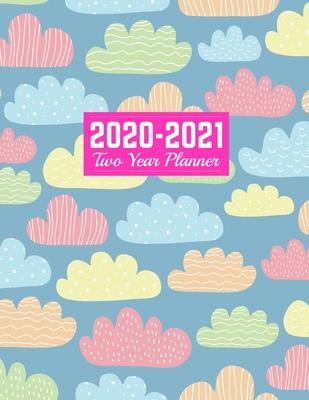 2020-2021 Two Year Planner: Neat 2-Year Monthly and Weekly Planner Calendar Schedule Organizer January 2020 to December 2021 (24 Months) - Art Cov