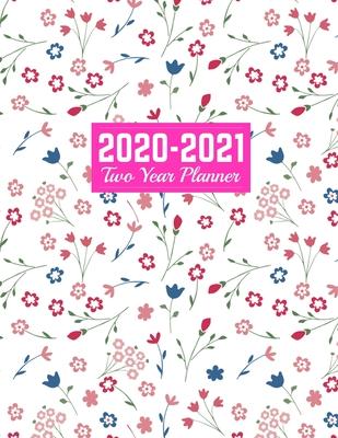 2020-2021 Two Year Planner: Cute 24-Month Planner & Calendar - Large 8.5 x 11 (Jan 2020 - Dec 2021) Daily Weekly and Monthly Schedule - Art Cover