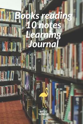 Books reading 10 notes Learning Journal: Best Notebook Design for keeping 10 important learning points and summary in one place