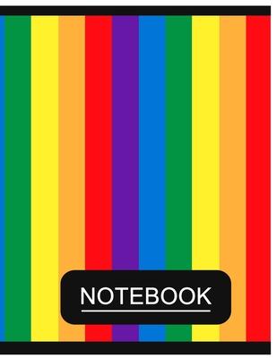 Rainbow Cover Unlined Notebook: All-Purpose Notebook Large (8.5 x 11 inches) - 100 Blank Pages